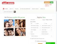 Tablet Screenshot of malabarmarriage.com